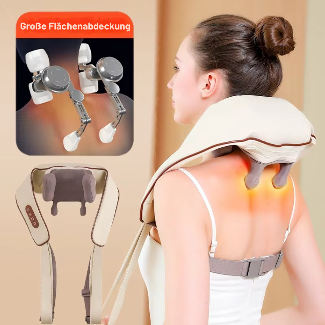 RelaxTherm™ | Tiefengewebs-Wärmemassage für Nacken, Rücken und Schultern