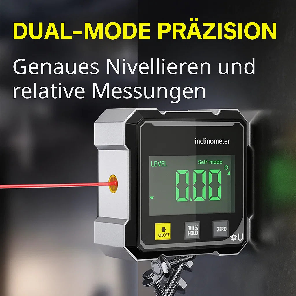 LaserAxis™ – Perfekte Winkel schnell mit magnetischer, freihändiger Präzision fixieren