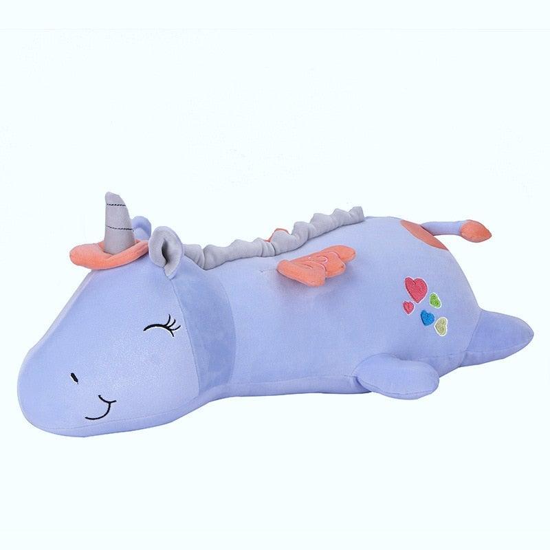 Leuchtendes Einhorn | Kuscheliger Plüschfreund | Regenbogen-LEDs | Perfektes Geschenk für Kinder | Lunacorn