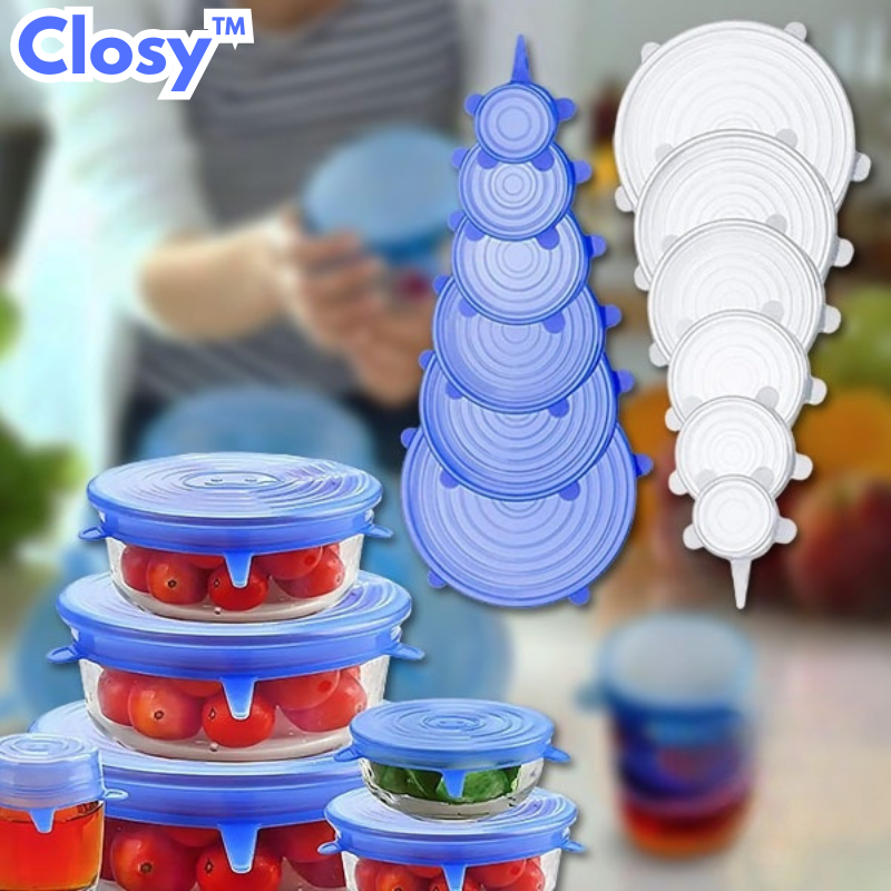 Closy™ | Küchen-Silikonkappen (12 Stück)