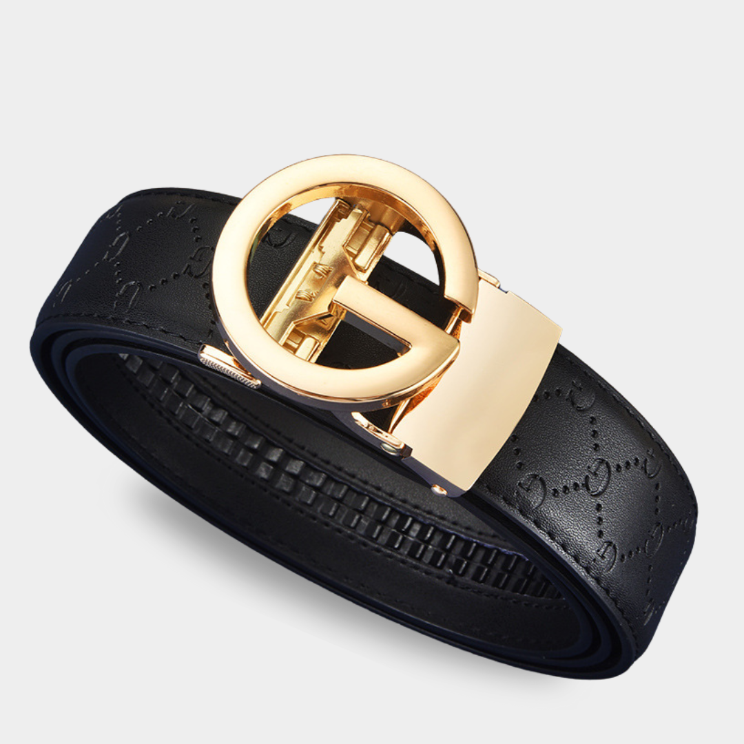 Majestice Belt Ledergürtel | Easy-Click Automatikverschluss | 100% Echtleder | 1+1 Aktion