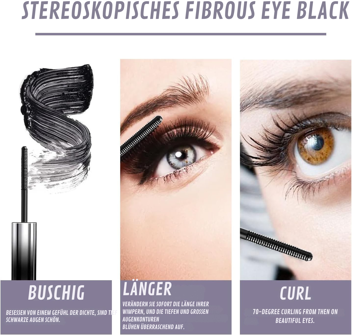 Mascara | Extra Volumen | Wasserfest | Langanhaltend