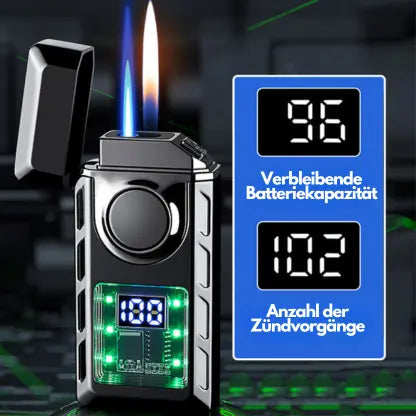 Multifunktionales Doppel-Flammen-Feuerzeug