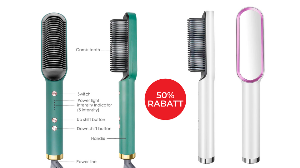 Nano-Titan® Haarbürste + Glätteisen 2in1