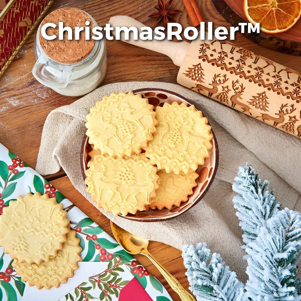 ChristmasRoller™ - Weihnachts-Nudelholz für Plätzchen [Letzter Tag Rabatt]