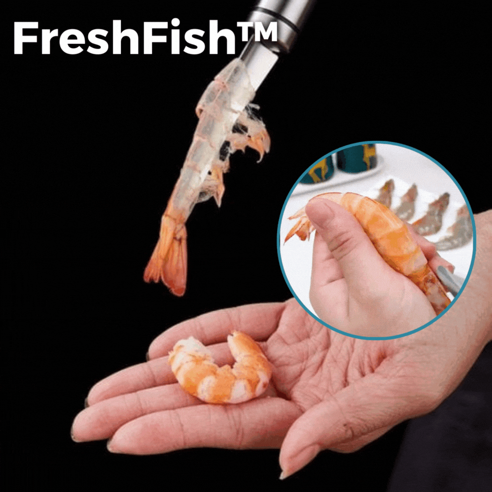 50% RABATT | FreshFish - Multifunktionales Garnelenleinen-Fischmaul-Messer [Letzter Tag Rabatt]
