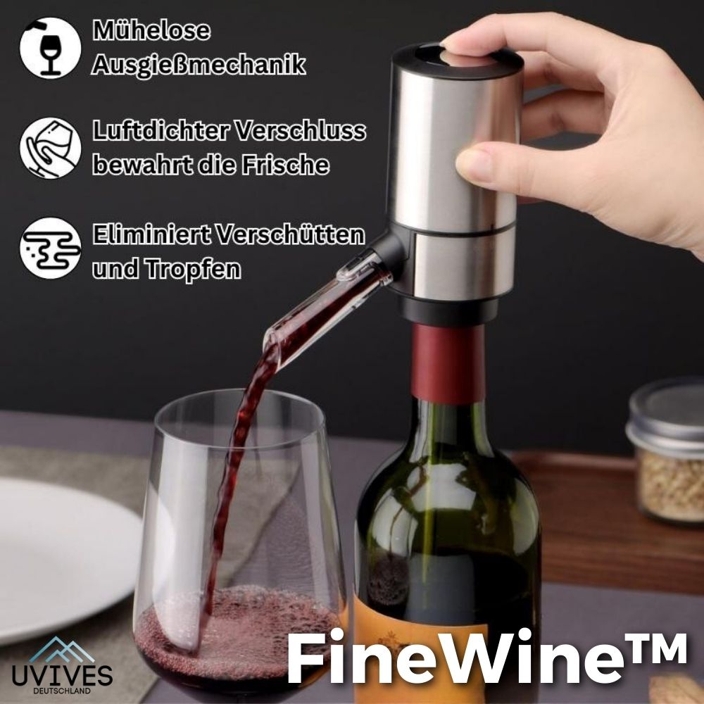 50% RABATT | FineWine - Elektrischer Weinbelüfter Ausgießer Spender [Letzter Tag Rabatt]