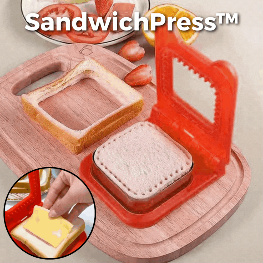 1+1 GRATIS | SandwichPress - Sandwichschneider und -presse [Letzter Tag Rabatt]