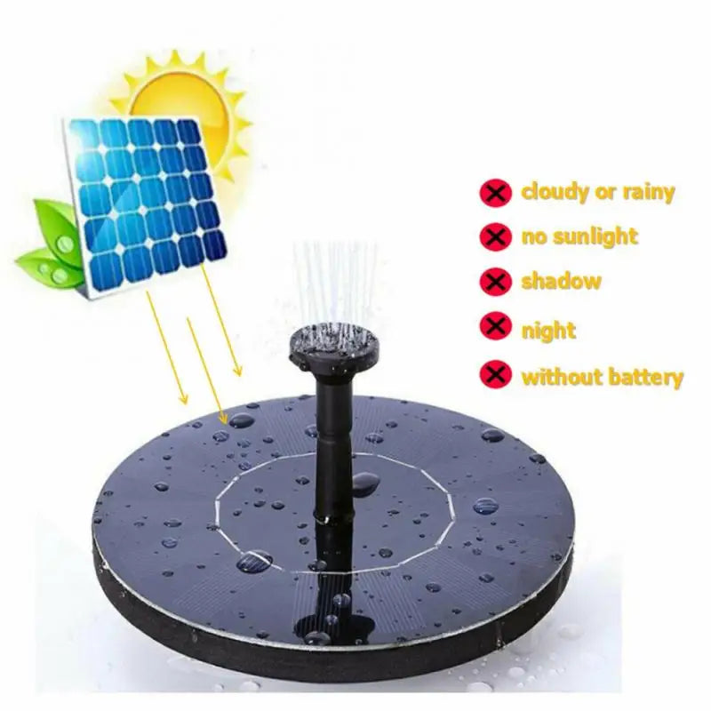 SunSplash™ - Schwimmende Solar-Gartenwasserfontäne Pool (50% RABATT)