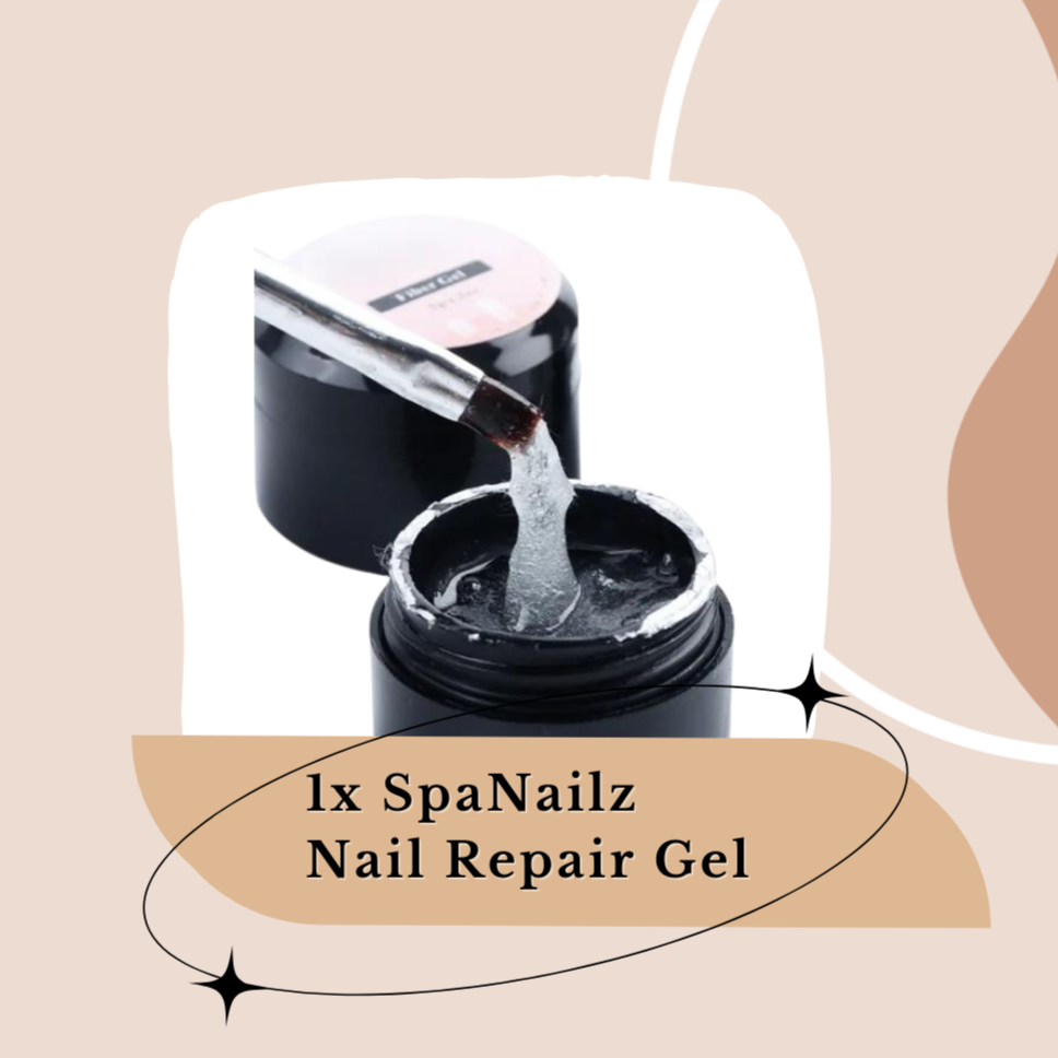 SpaNailz™ - 3 in 1 Nagelreparaturset | Inklusive Pinsel und UV-Lampe