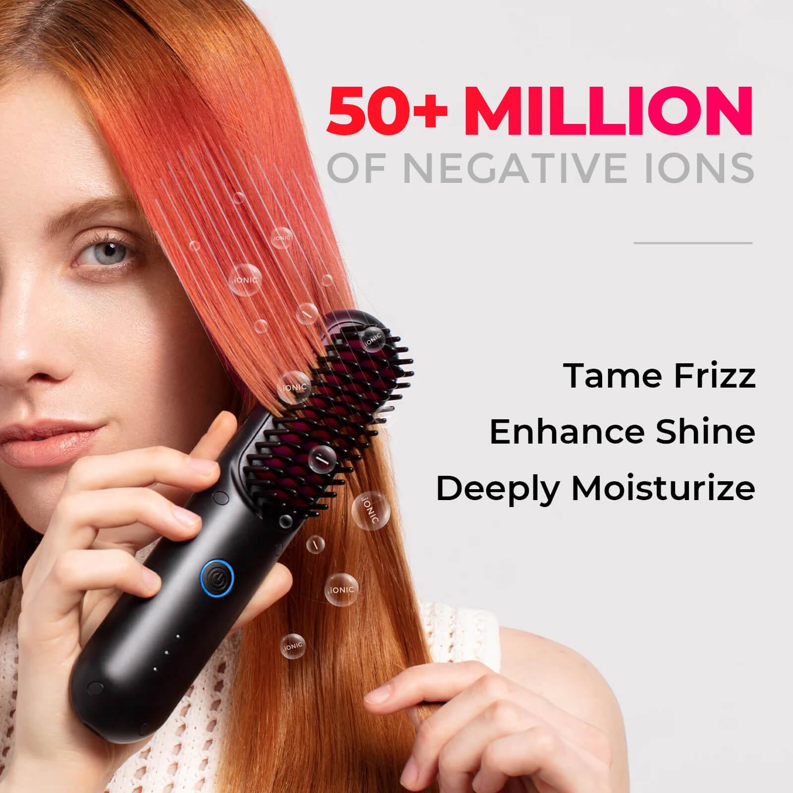 HairGlide™ - Kompakter Heißkamm für schnelles Nachbessern (50% Rabatt)