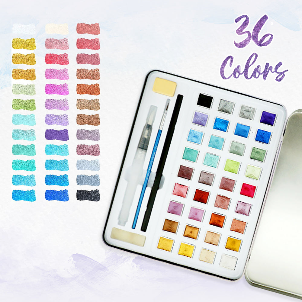 MetallicSplash™ | Galaxie Metallic Aquarell Malset