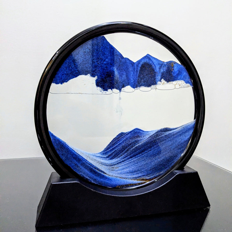 3D künstlerische Runde Glas Sandlandschaft