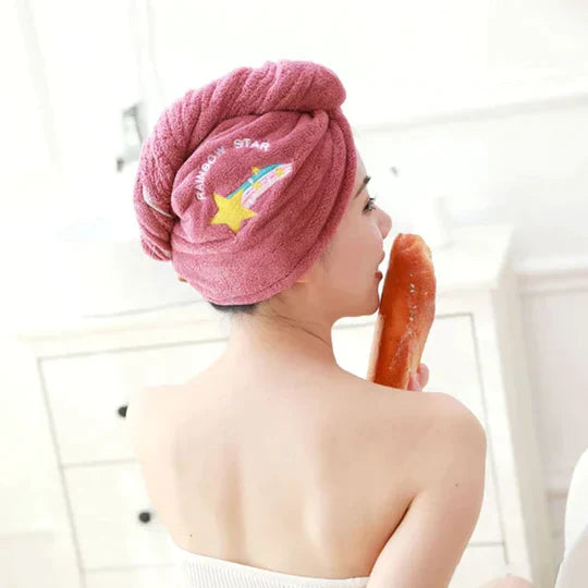 1+2 GRATIS | EasyDry™ | Premium Schnelltrocknendes Haarhandtuch