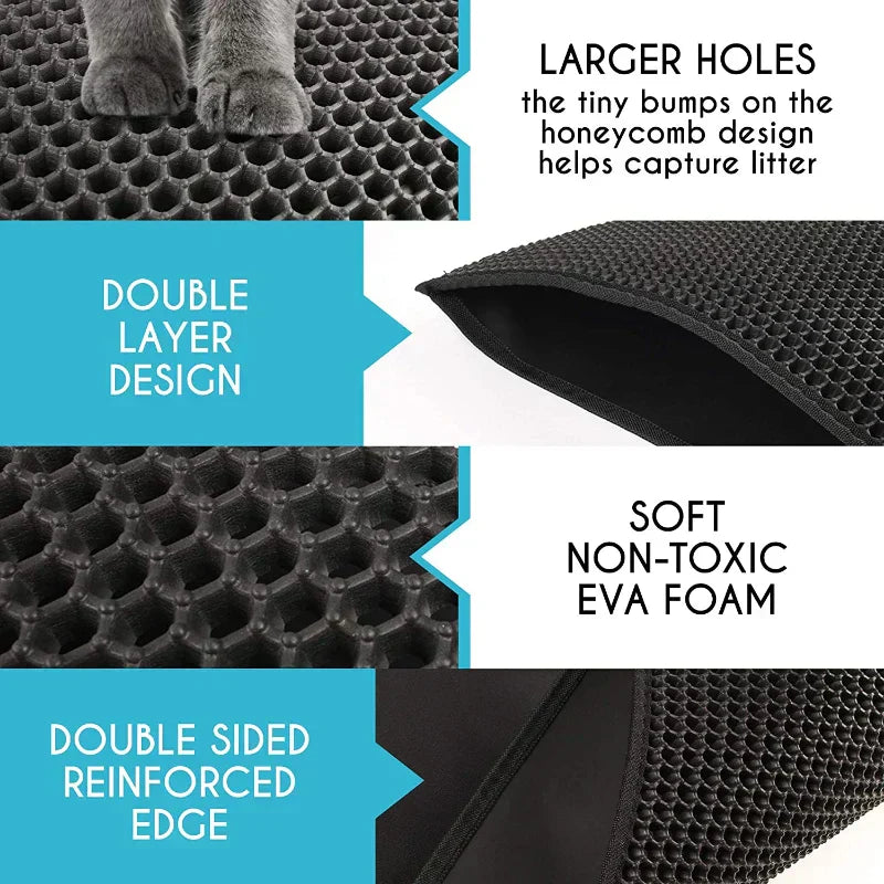 CatLittermat™ - Doppellagige Katzenstreu Matte (50% RABATT)