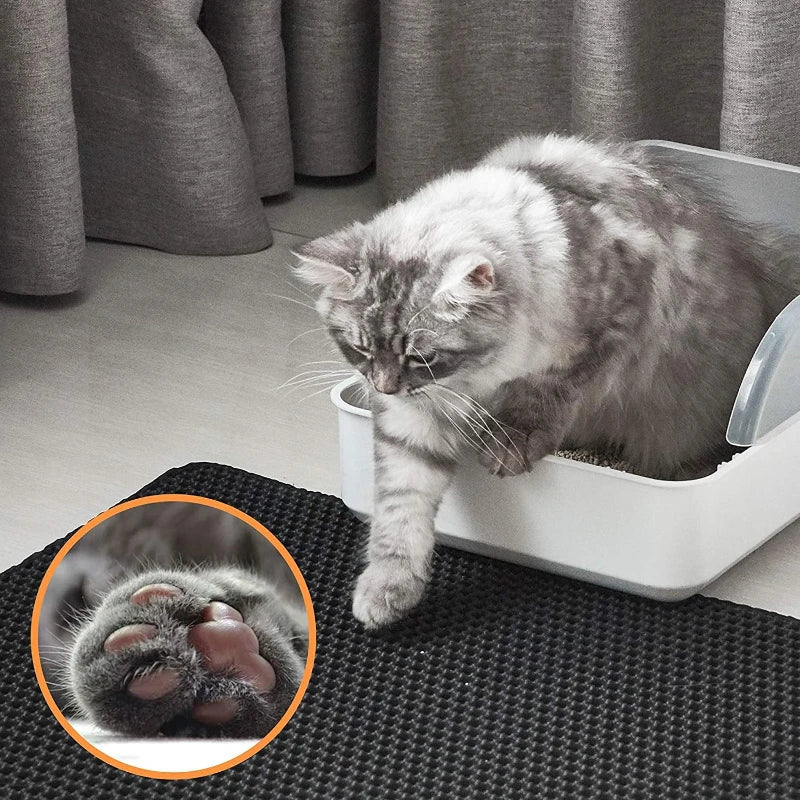 CatLittermat™ - Doppellagige Katzenstreu Matte (50% RABATT)