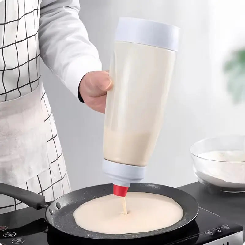 Pfannkuchenteig-Flaschenmixer