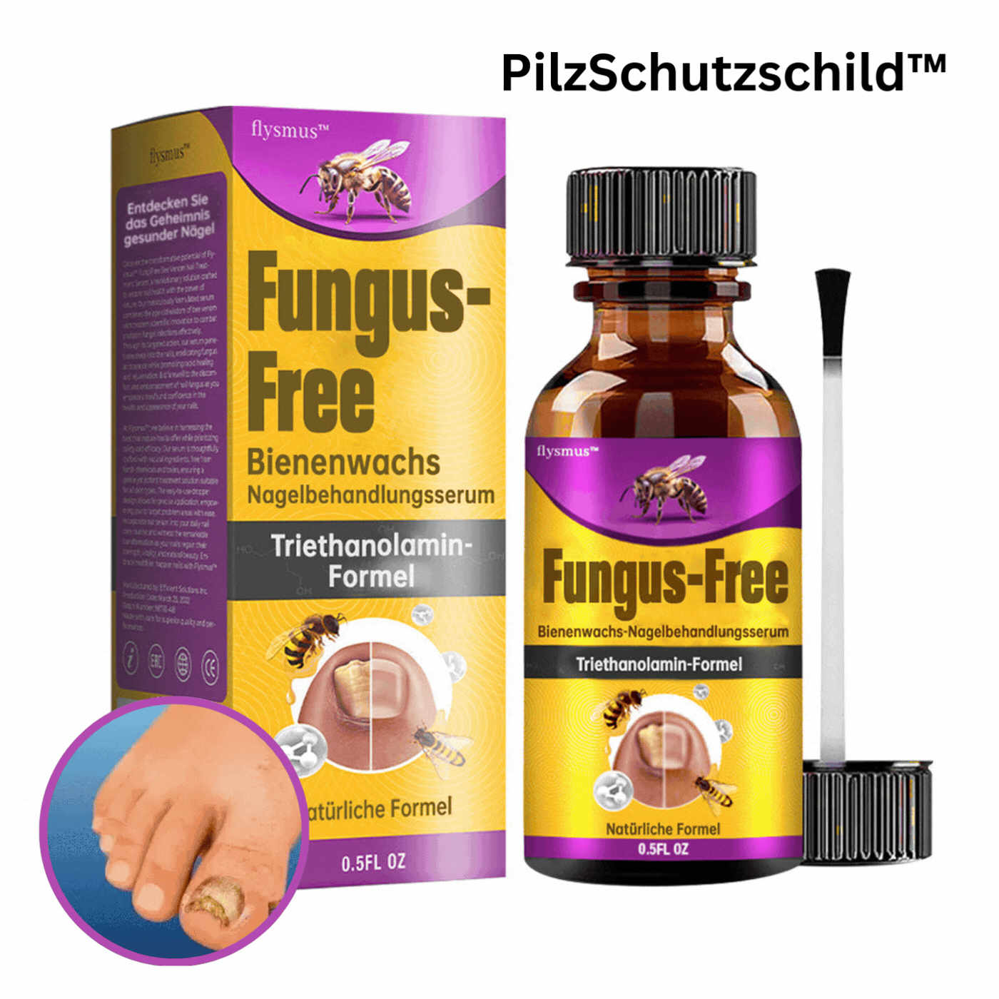 1+1 GRATIS | 🛡️ PilzSchutzschild™ – Sag Nagelpilz den Kampf an!