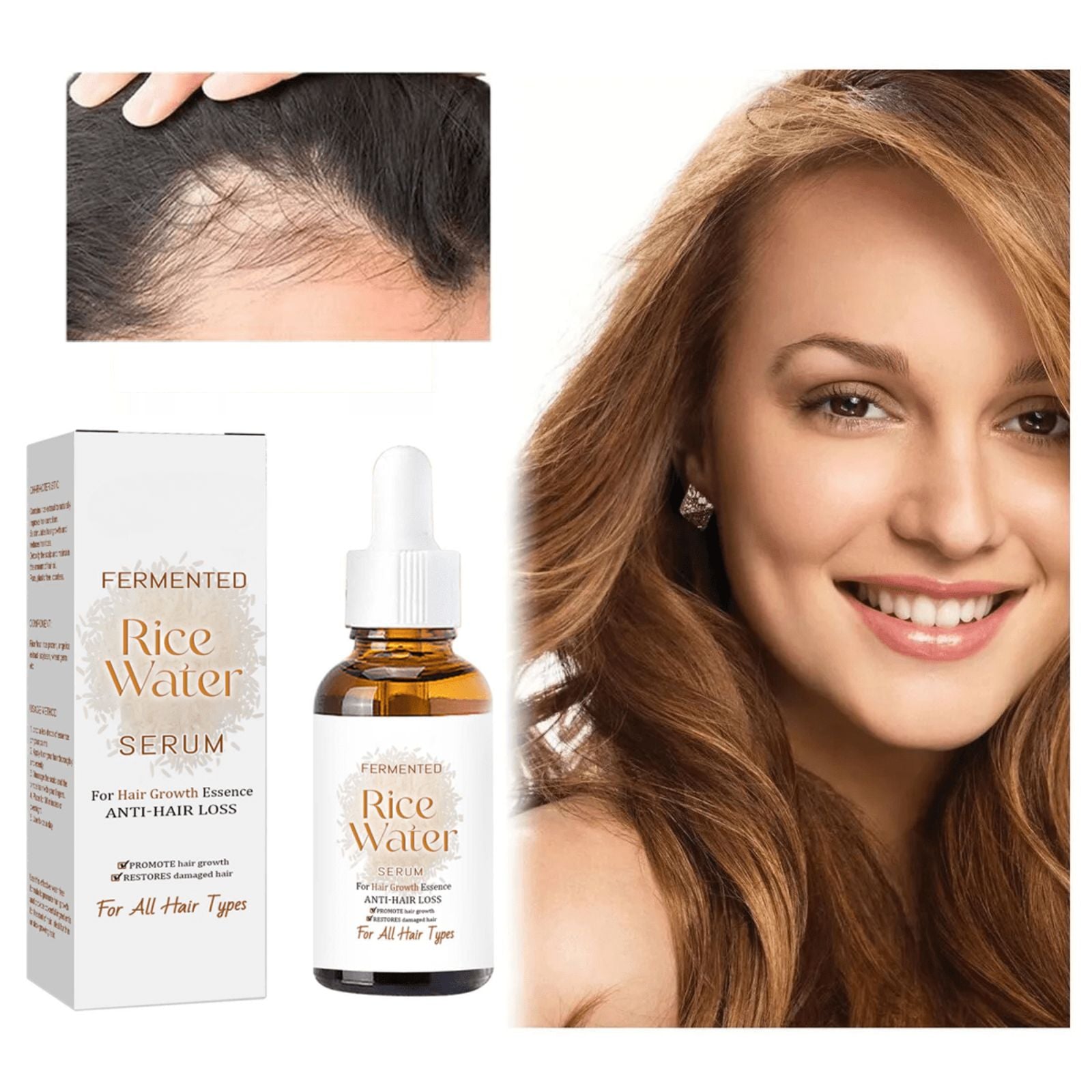 PoreAid™ | Japanisches fermentiertes Reiswasser Haarserum