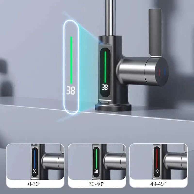 AquaFlow™ | 3-in-1 ausziehbarer intelligenter Wasserfall-Brunnenhahn