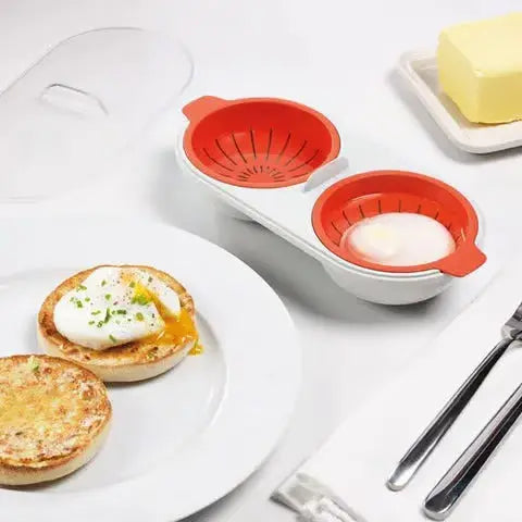 QuickEgg™ Tragbarer Ei-Kocher für die Mikrowelle