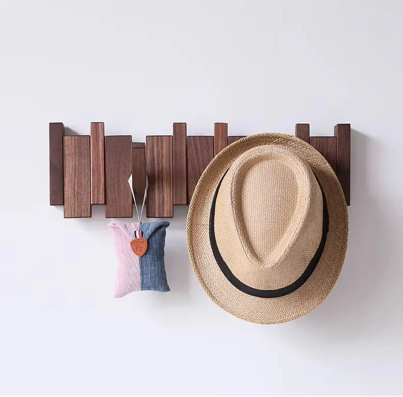 Walnuss-Garderobe