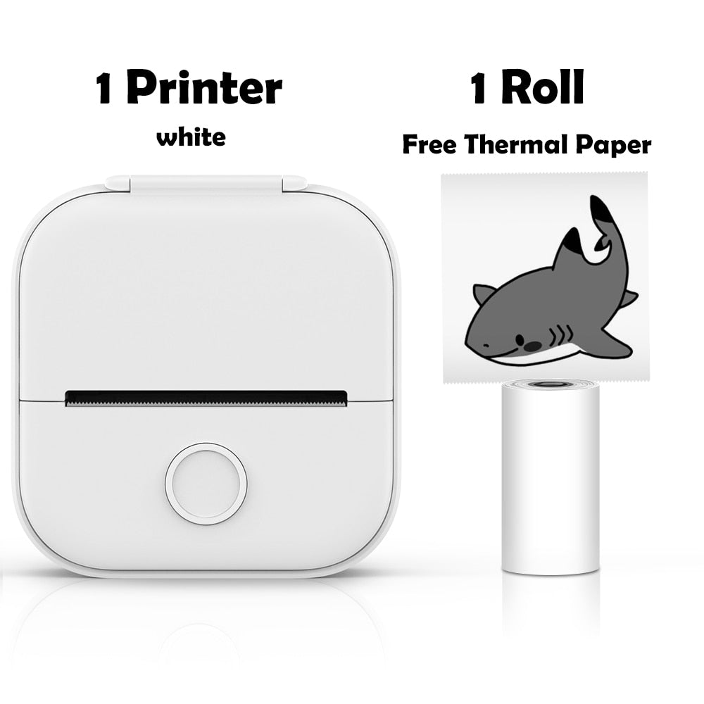 Memoqueen™ T02 Minidrucker-Bluetooth Thermische Drucker - PRINT ZONDER INKT