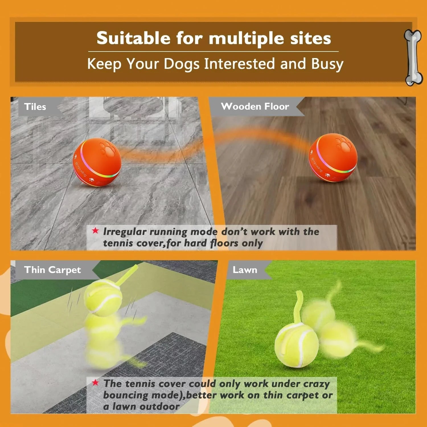 Pawlio™ | Smart Play Ball für endlosen Schwanzwedelspaß