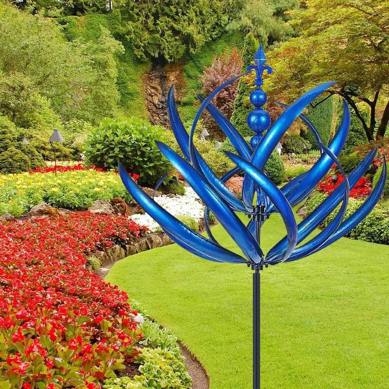 SerenitySpin™ - Erleben Sie die Schönheit der Lotus Windglocke in Ihrem Garten!