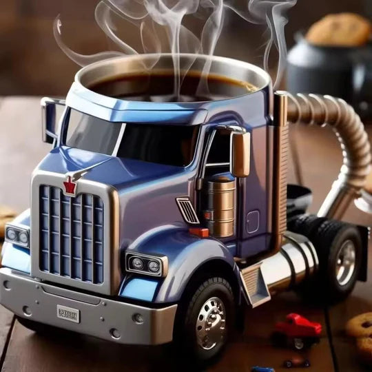 RoadMug™ – Der LKW-inspirierte Kaffeebecher, bei dem Funktionalität auf Einzigartigkeit trifft