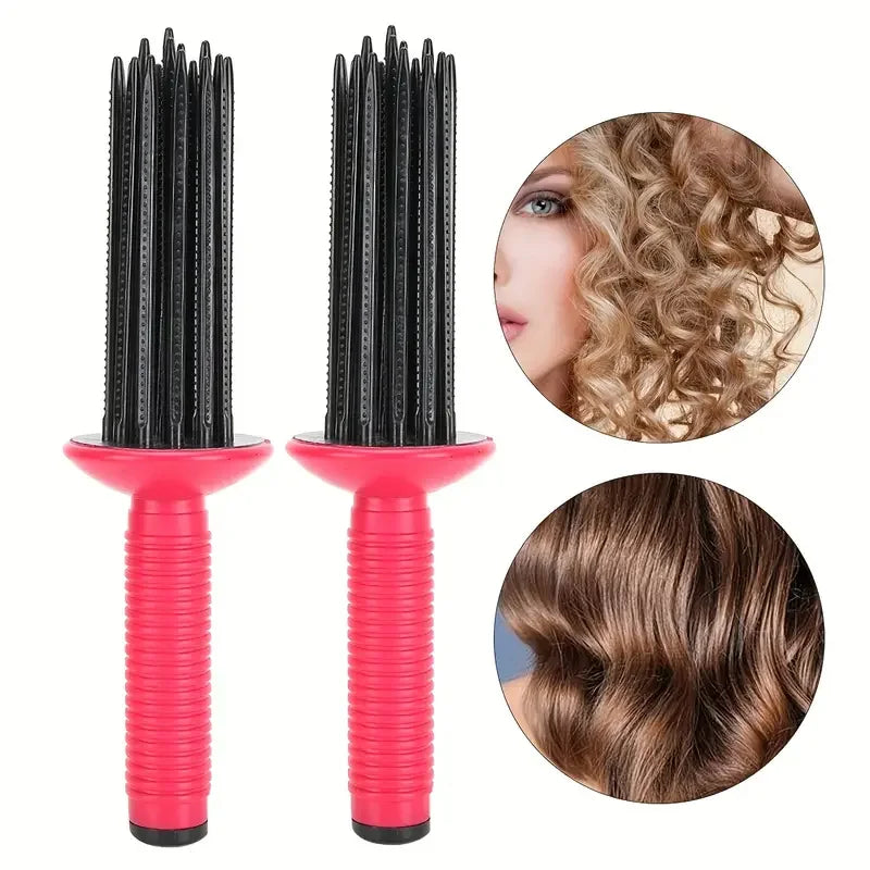 Professionelle runde Haarbürste für voluminöse Locken und Frisurenpflege