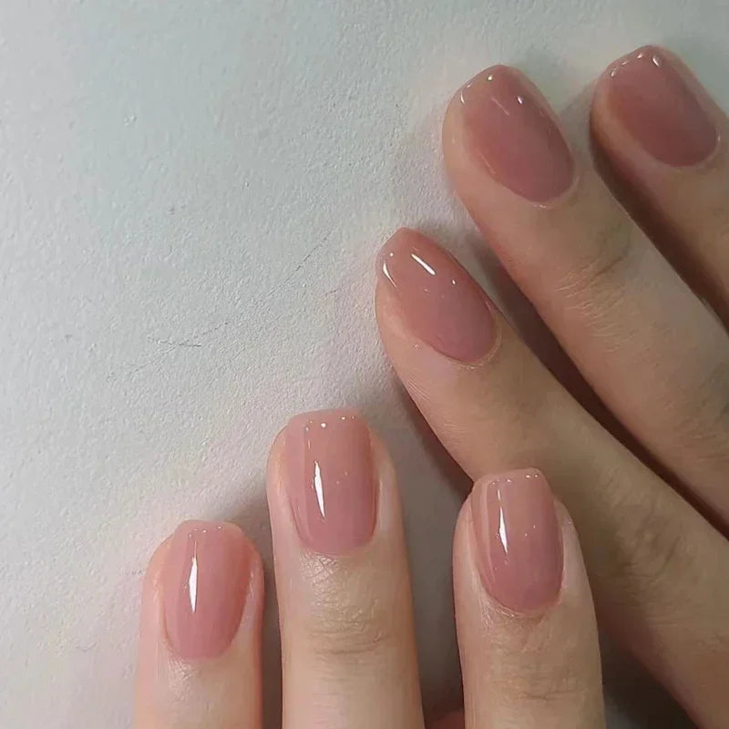 Lustrella™ - Stilvolles kurzes Fake-Nägel-Set
