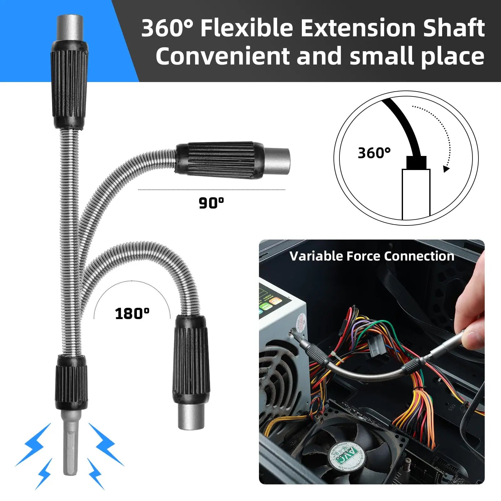 128 in 1 Präzisionsschraubendreher-Kit mit magnetischem flexiblem Schaft | Professionelles Reparaturwerkzeug
