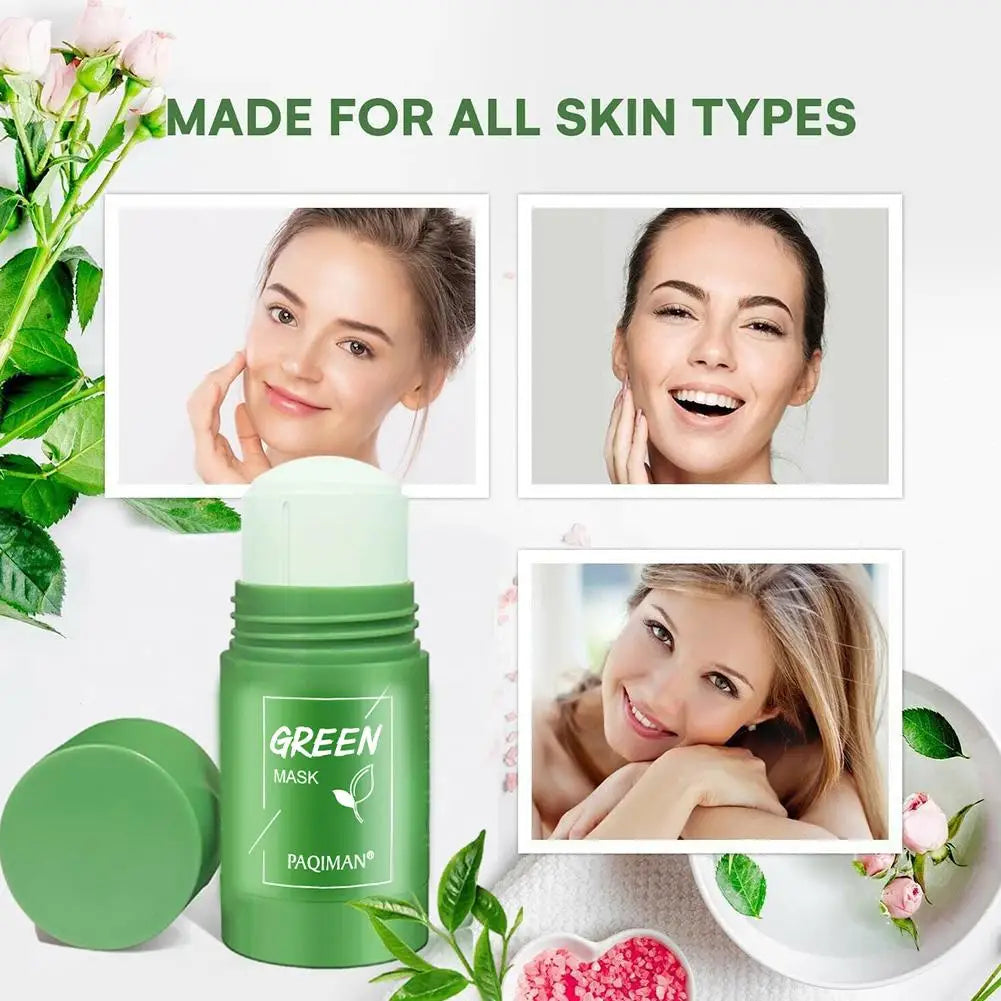 GreenGlow™ | Tiefenreinigungsmaske für glattere, porenverfeinerte Haut (1+1GRATIS)