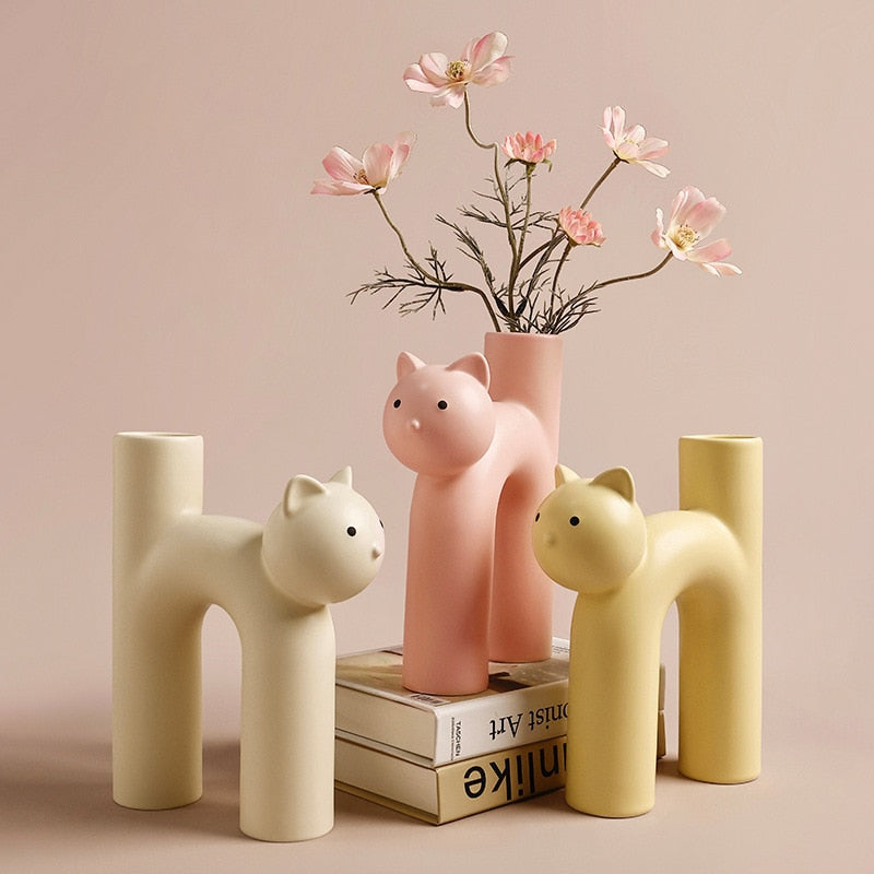 Miauwi™ Pastell Katzenvase