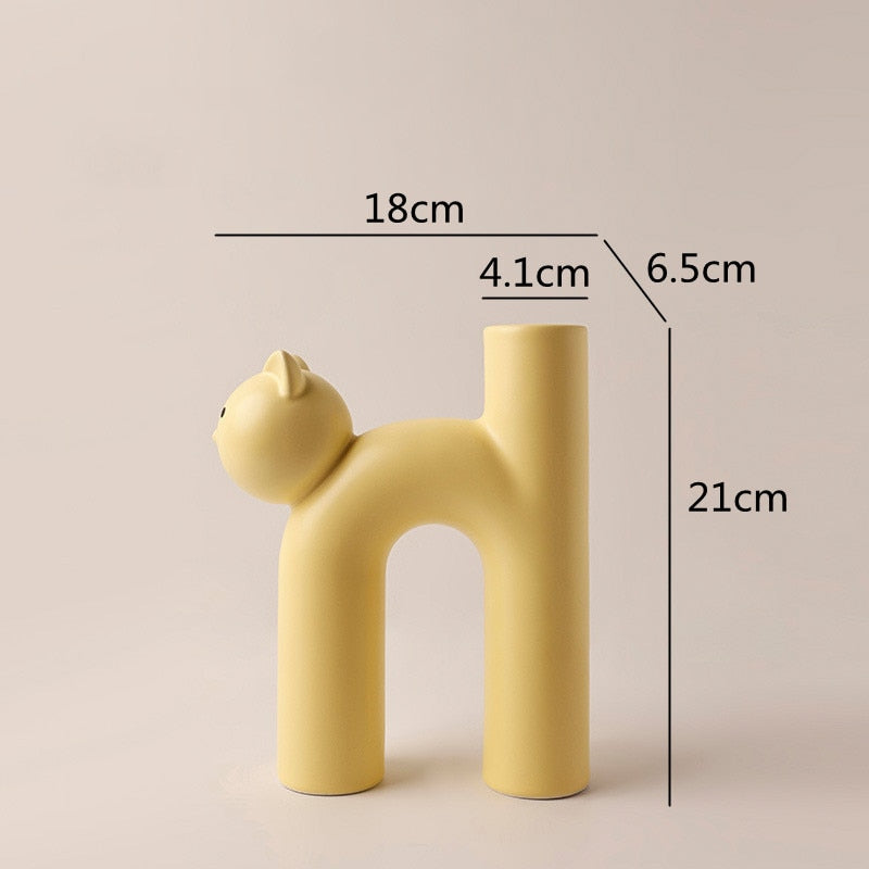 Miauwi™ Pastell Katzenvase