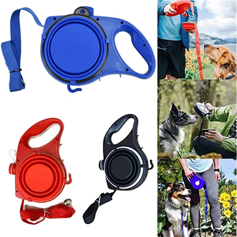PawTrek™ | Hydratisieren, Reinigen und Kontrollieren mit einer einfach zu verwendenden Leine für Outdoor-Abenteuer