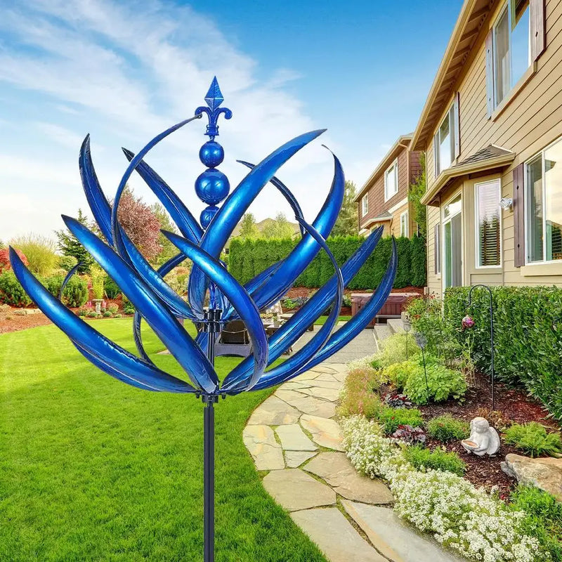 SerenitySpin™ - Erleben Sie die Schönheit der Lotus Windglocke in Ihrem Garten!