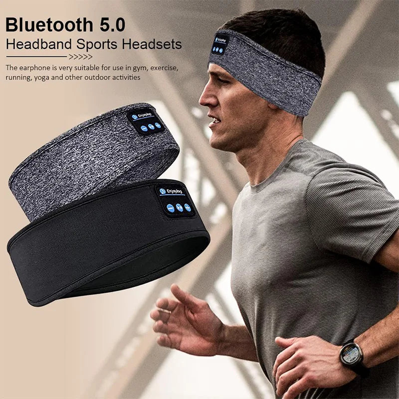 Sonova™ – Kabellose Stirnband-Kopfhörer mit Augenmaske