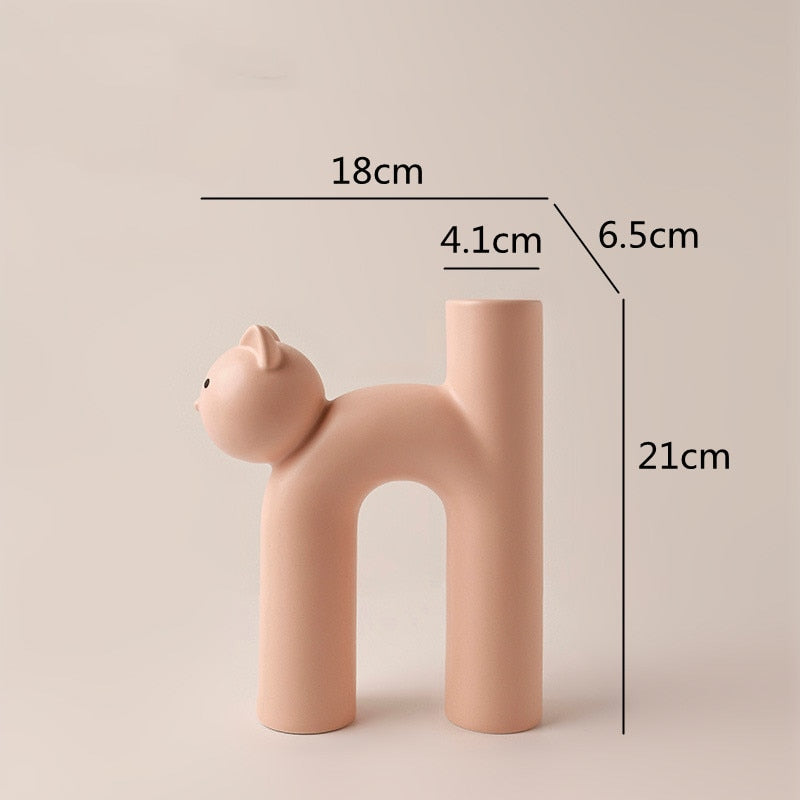 Miauwi™ Pastell Katzenvase