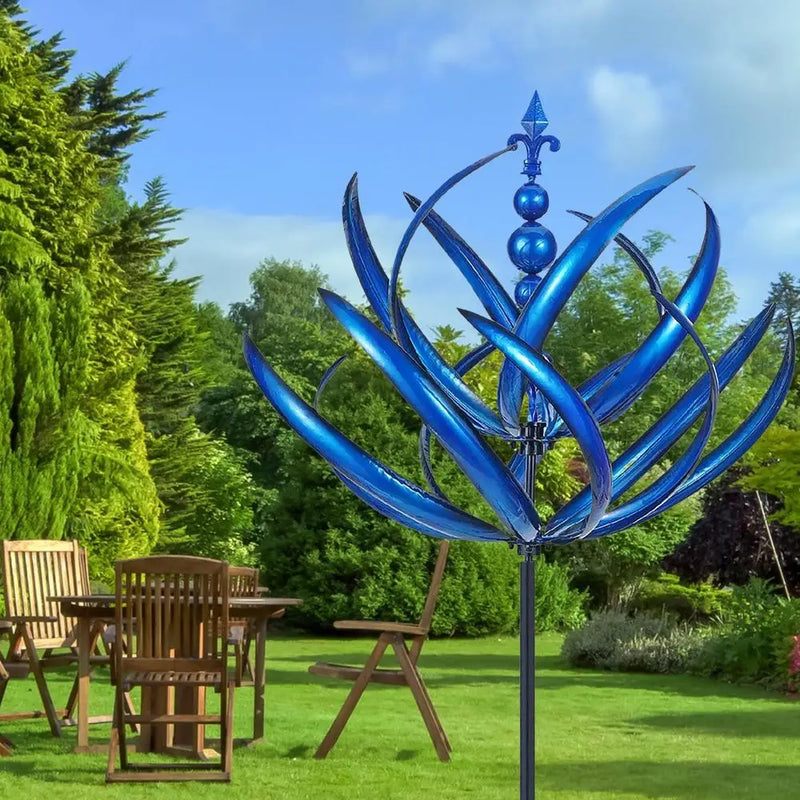 SerenitySpin™ - Erleben Sie die Schönheit der Lotus Windglocke in Ihrem Garten!