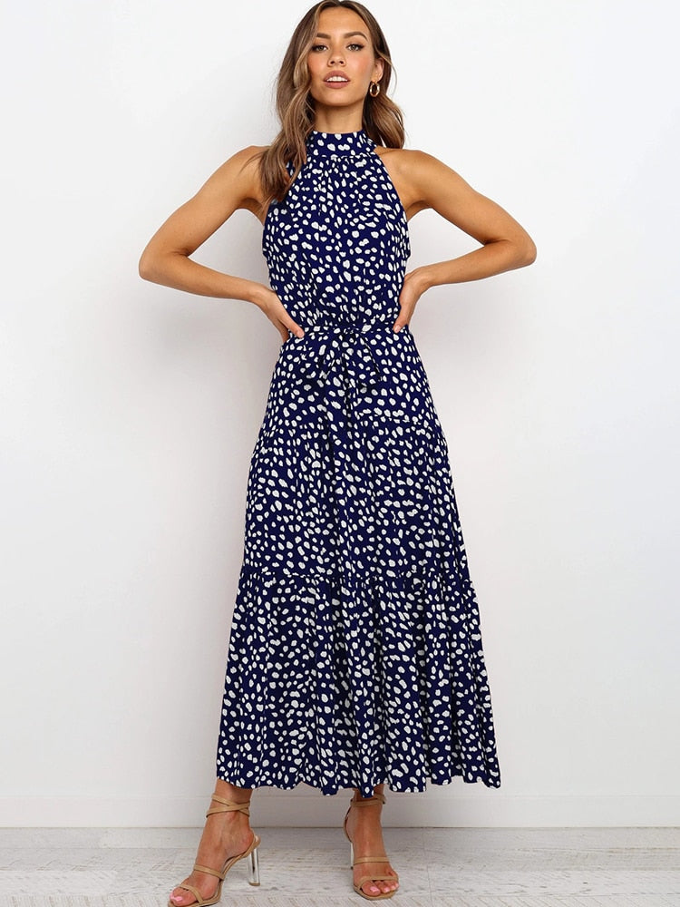 PolkaBloom™ - Sommerkleid mit Polka-Dot-Print