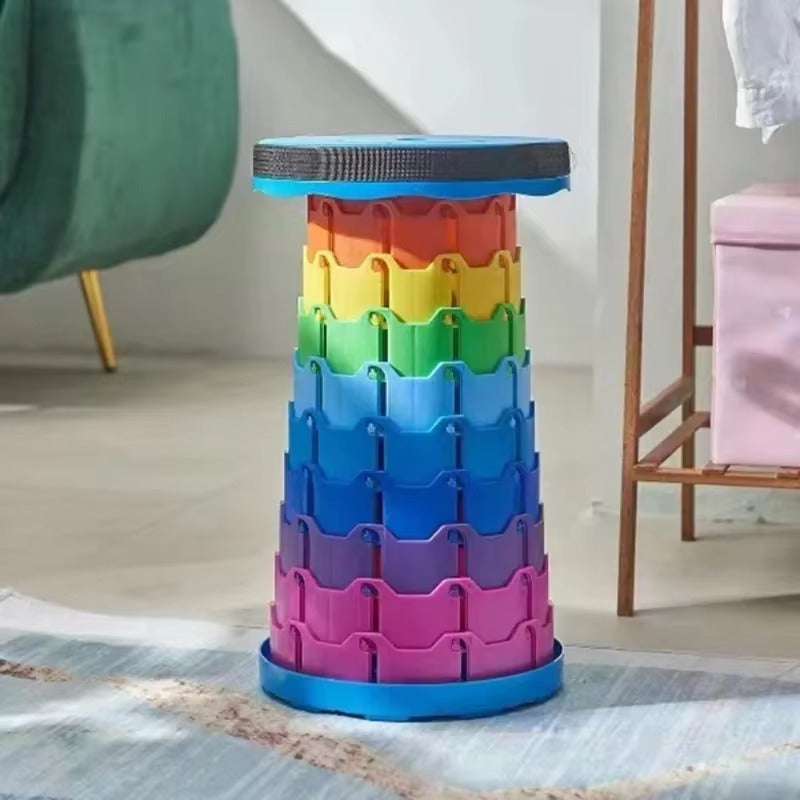 Regenbogen-Teleskophocker