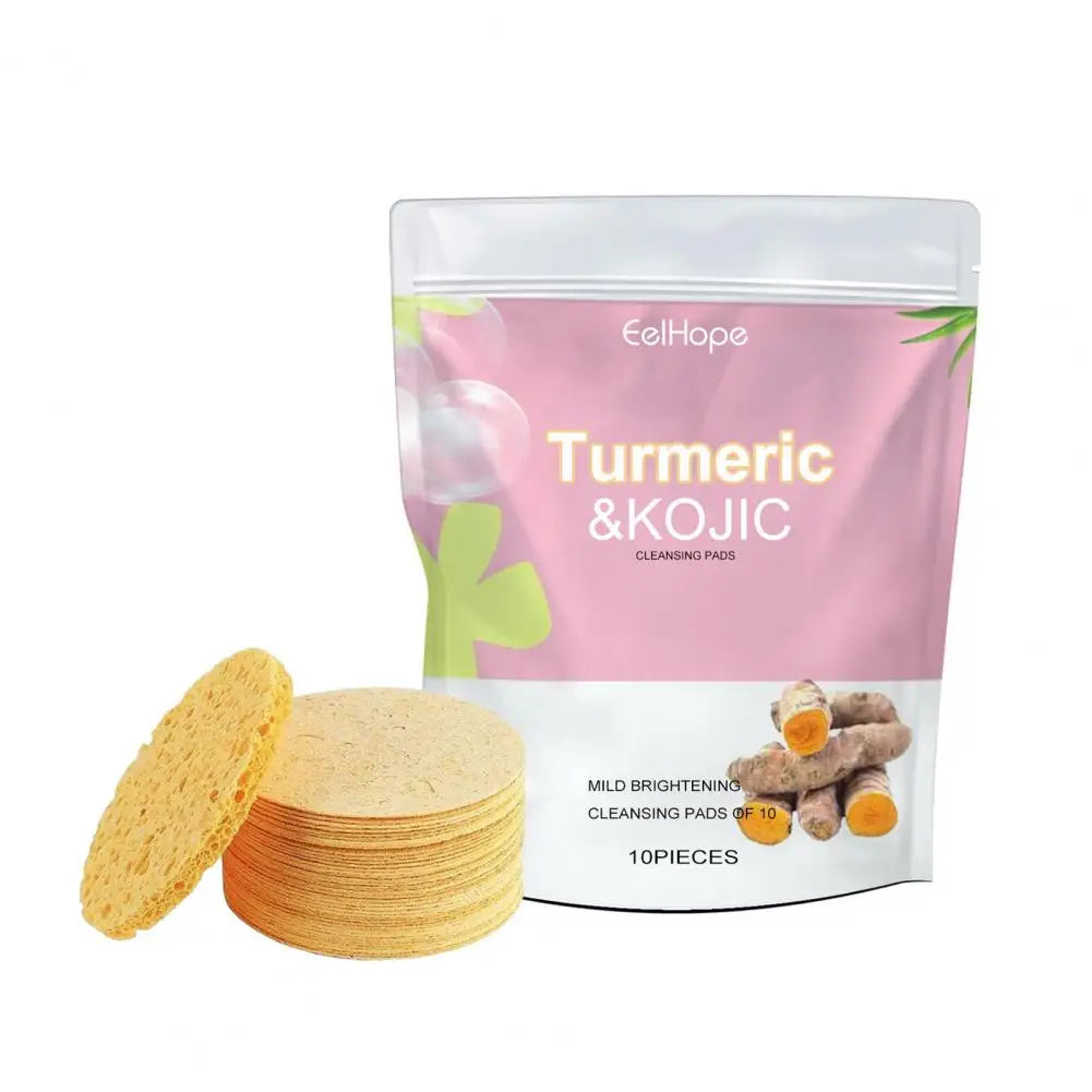 GlowTurm Pads™ – Kurkuma-angereicherte Peeling-Gesichtsschwämme