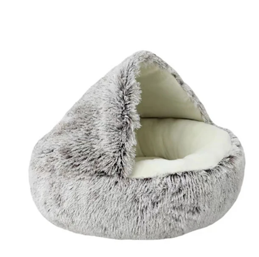 CatBed™ - Plüsch Kapuzen Katzenkokon (50% RABATT)