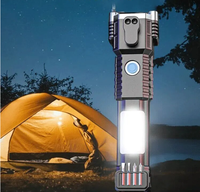 Wiederaufladbare LED-Taschenlampe – Hell, Langlebig und Tragbar