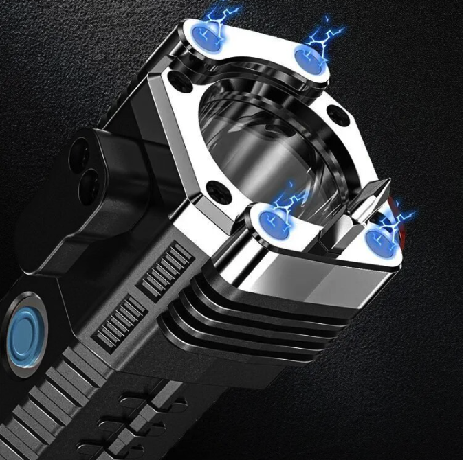 Wiederaufladbare LED-Taschenlampe – Hell, Langlebig und Tragbar