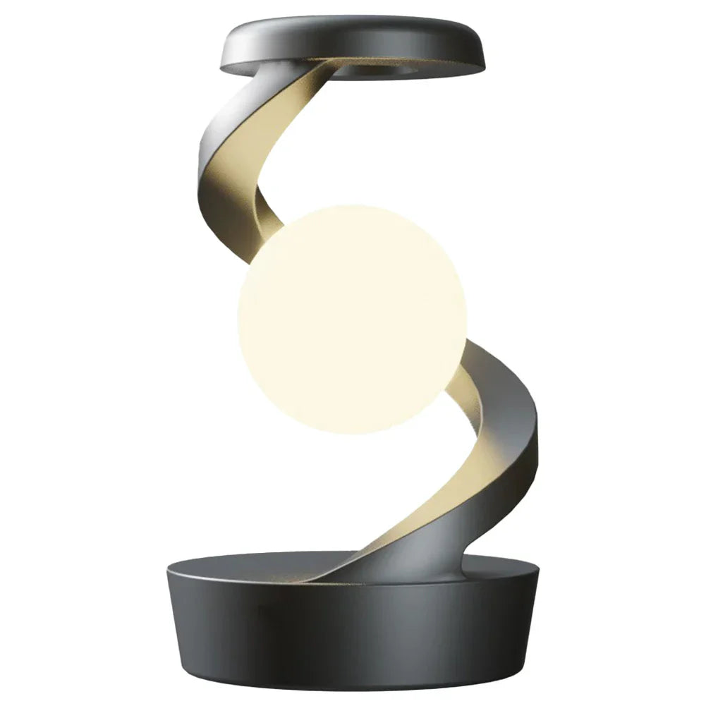 3D Schwebende LED-Lampe mit Wireless Charger – Kreative Mondlicht-Tischlampe