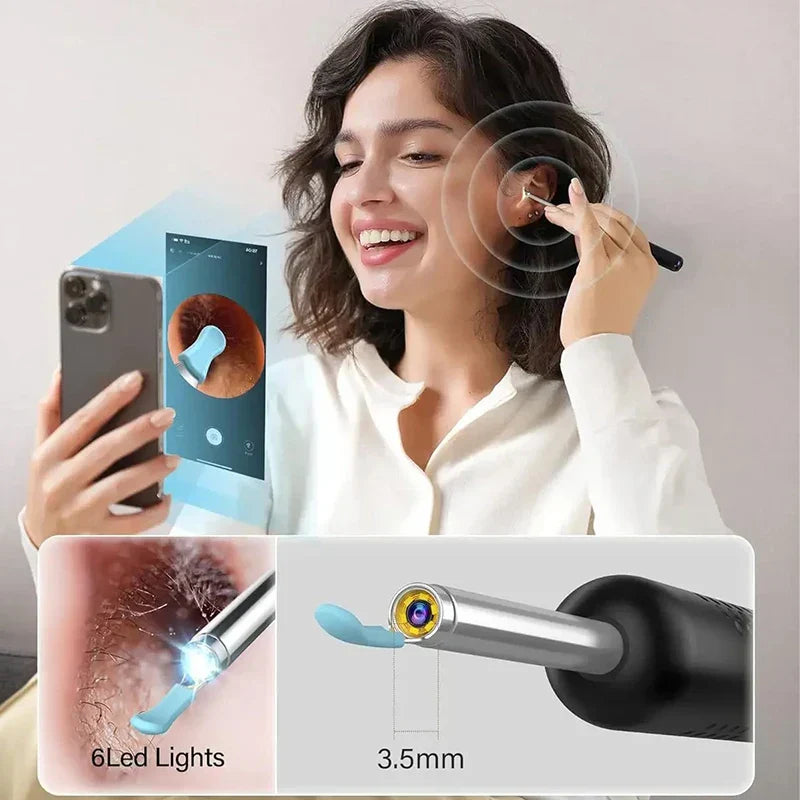 EarScan™ – Kabelloses Endoskop für Gesundheitsvorsorge & Ohrenreinigung
