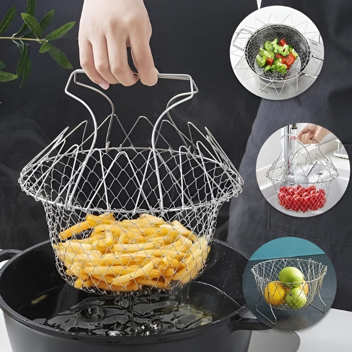 50% Rabatt | FryingBasket™ - Zusammenklappbarer Kochkorb
